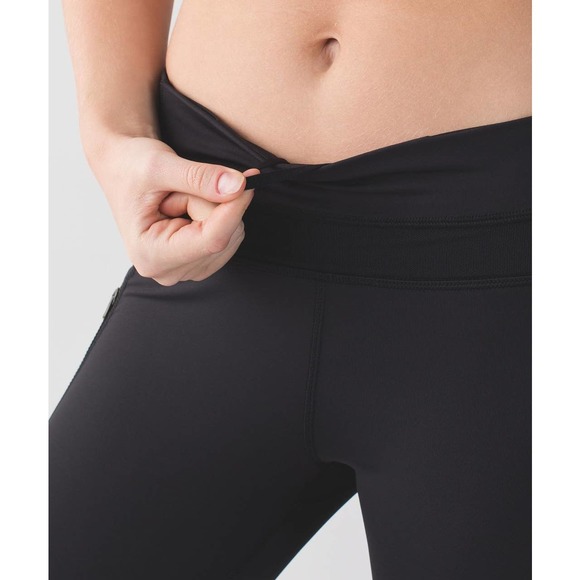 Lululemon Inspire Mesh Tight II Black 7/8 Leggings Size 6 - Picture 5 of 13